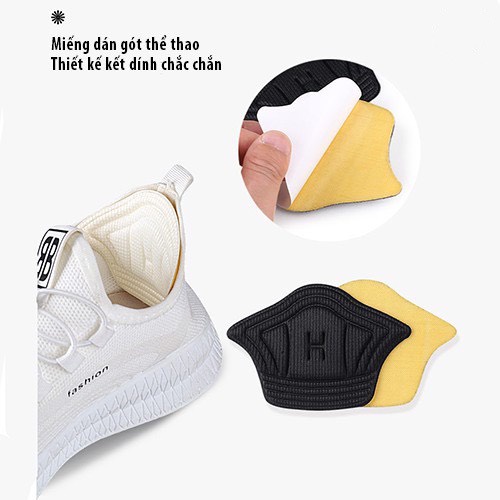 Miếng lót giày bảo vệ gót chân, tăng size, chống trầy gót sau SHOECARE C11