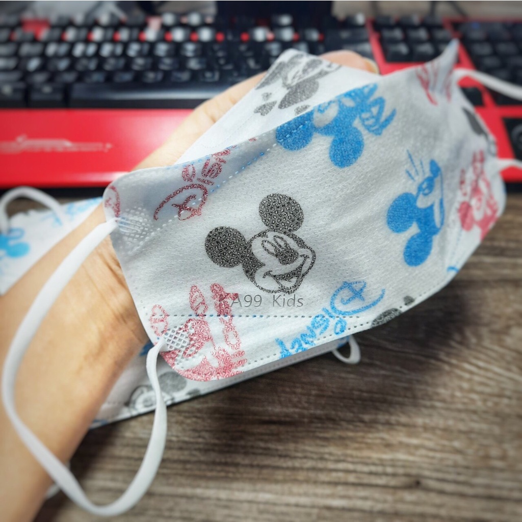 Khẩu trang y tế cho em bé KA99 thiết kê 4D ôm sát khuôn mặt bé dễ thở kháng khuẩn- Nsafe