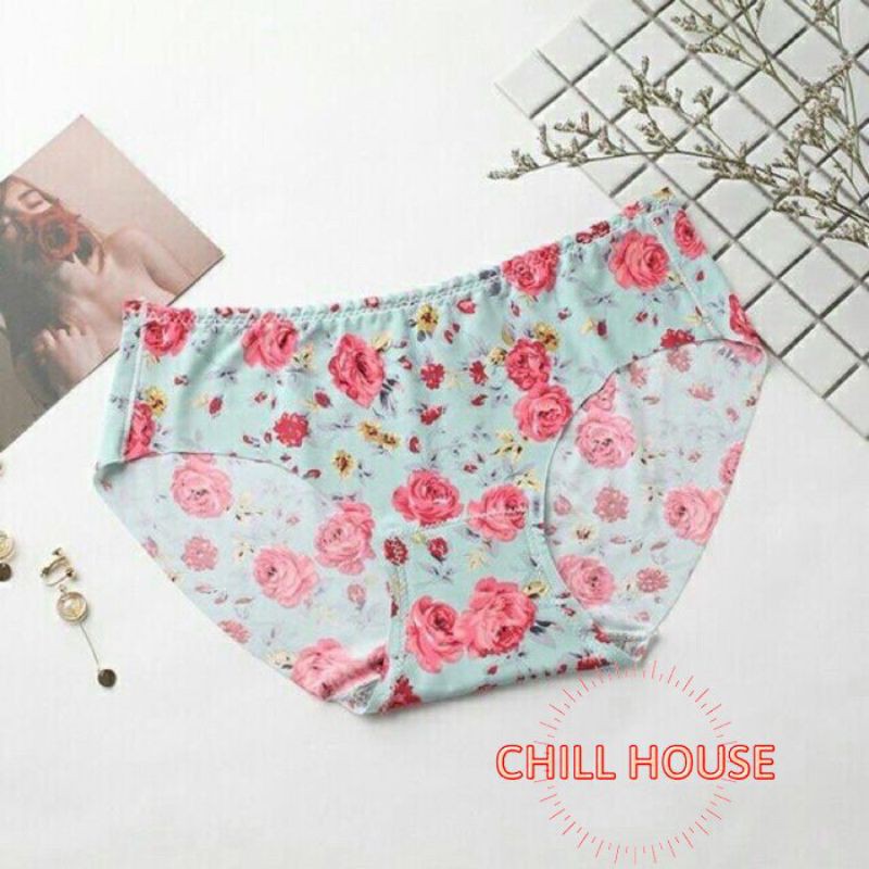 Quần đúc su họa tiết hoa nhí siêu mát  Q 99045 - CHILLHOUSE
