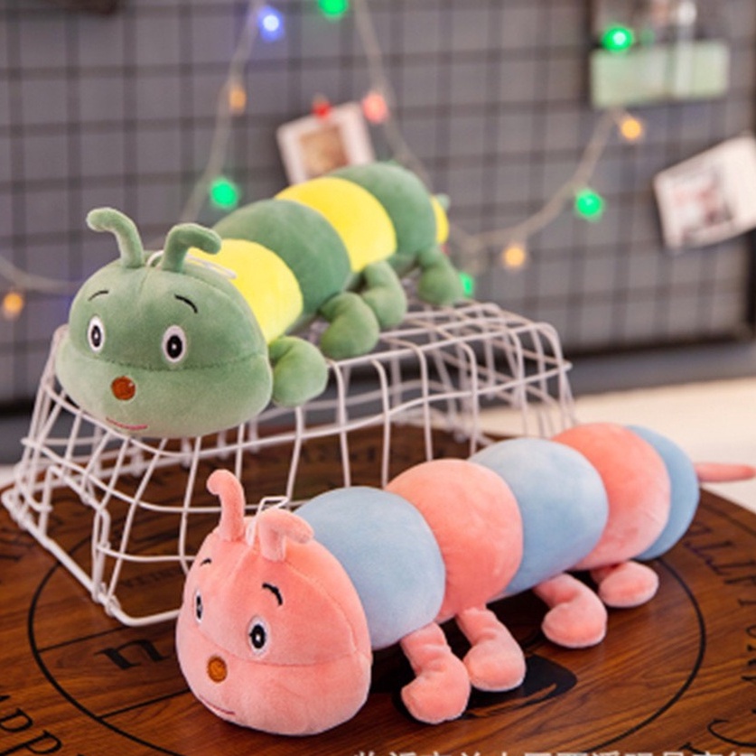 Gấu Bông Sâu Đủ Màu - Gối Ôm Sâu Cao Cấp THANH MINH STORE