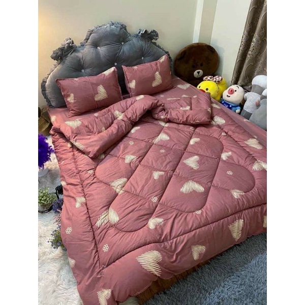 Set chăn phao 5 món