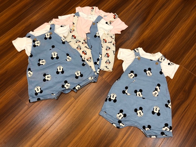 Yếm Mickey H&M sz sơ sinh