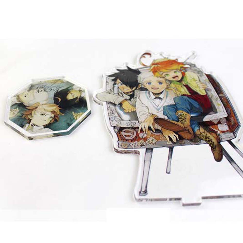 Mô Hình Đồ Chơi Bằng Acrylic Có Giá Đỡ Trưng Bày Mô Hình Nhân Vật Trong The Promised Neverland