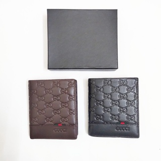 Ví nam bóp nam cao cấp da bò thật dáng đứng full hộp GC01