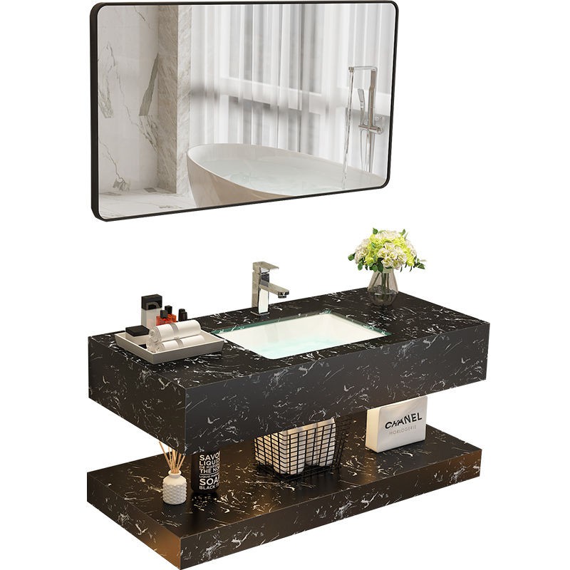 [Tủ phòng tắm] Tủ chậu rửa kết hợp gia đình tắm