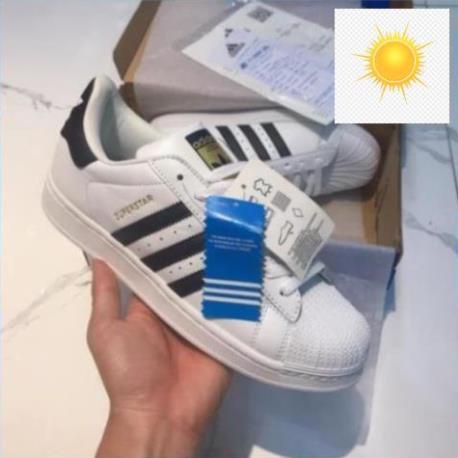 Giày Sneaker Nam Nữ Trắng Adidas Mũi Sò thấp cổ , Das Sò Đủ Size full box bill - Taka store VIP