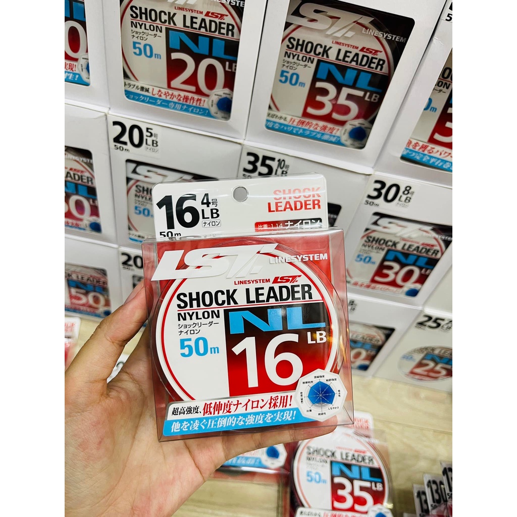 SHOCK LEADER NYLON 50m CỦA LINESYSTEM