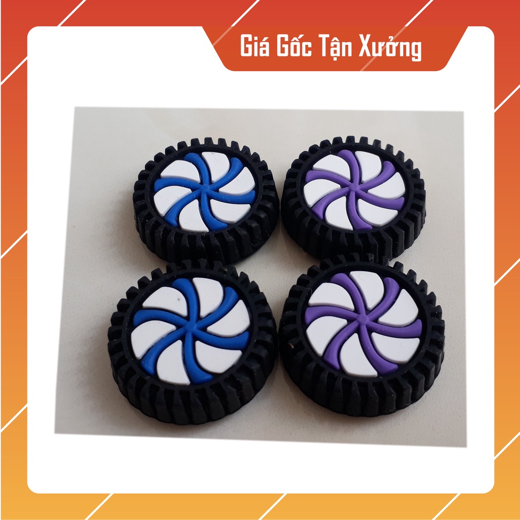 Núm chụp analog PS4, PS5, XBOX, bọc silicon bảo vệ analog hình bánh xe cao cấp