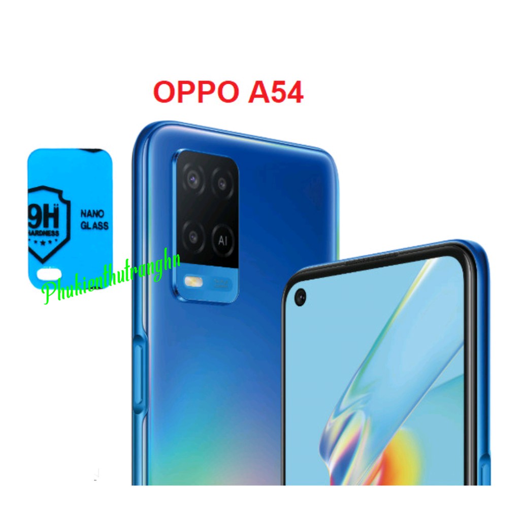 Dán cường lực nano bảo vệ camera Oppo A54 chống trầy xước bụi bẩn