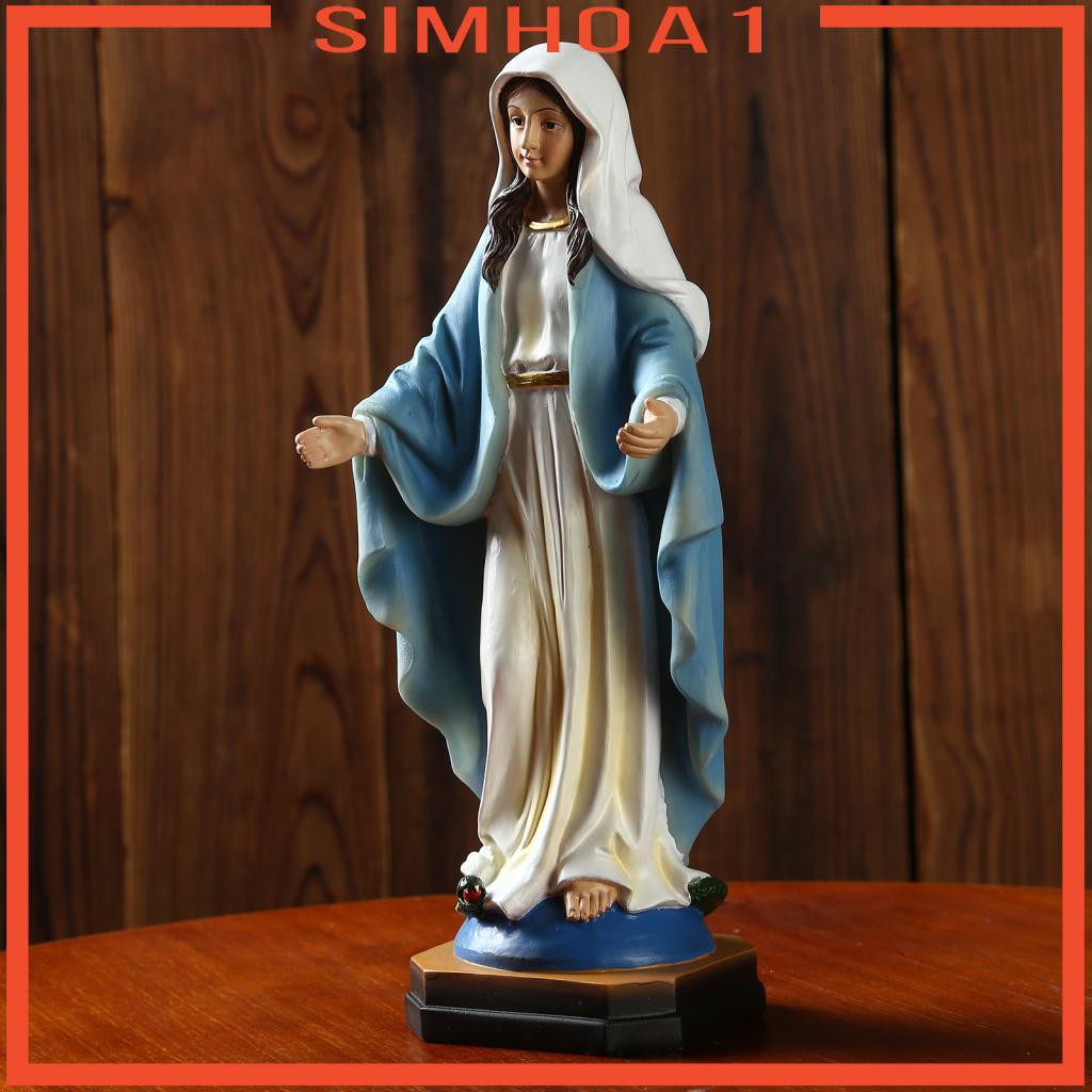 Tượng Trang Trí Hình Đức Mẹ Mary Bằng Nhựa Resin Làm Quà Tặng Giáng Sinh 1
