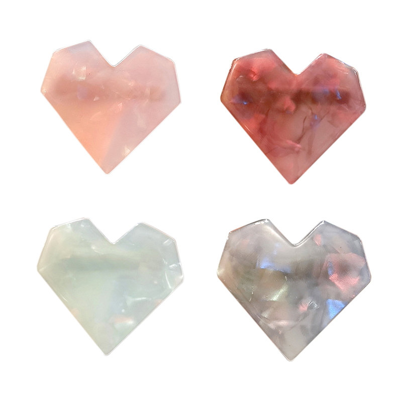 Kẹp tóc hình trái tim đính sequin lấp lánh