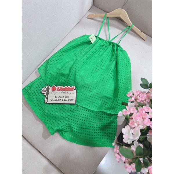 SET 2 dây cổ yếm babydoll ulzzang Freesize 2 lớp