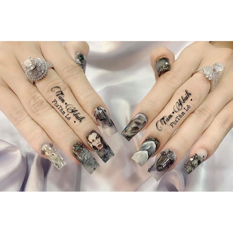 Phong nền trắng chụp ảnh nail khổ 100×80