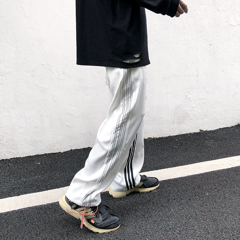 Quần ống rộng phong cách hip hop thời trang đường phố cho nam size S-3XL