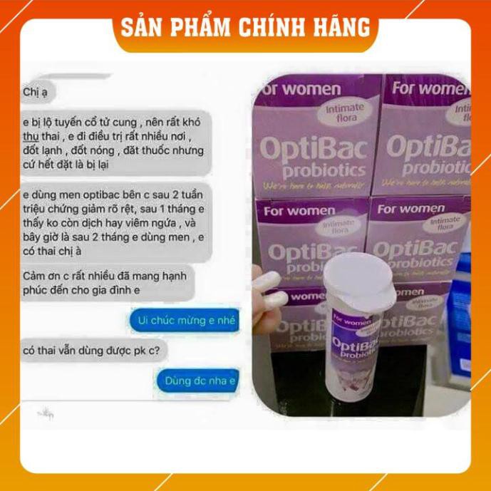 [GIÁ TỐT] Men vi sinh optibac tím phụ nữ