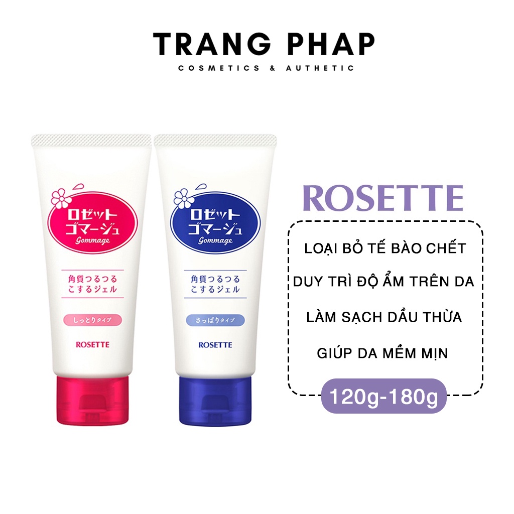 Gel tẩy tế bào chết Rosette Peeling Gel Nhật Bản.