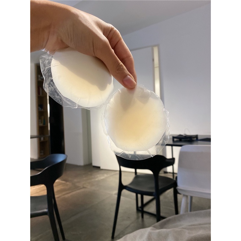 1 Đôi Dán Nhũ Hoa Silicon Tàng Hình Siêu Mỏng Không Lộ