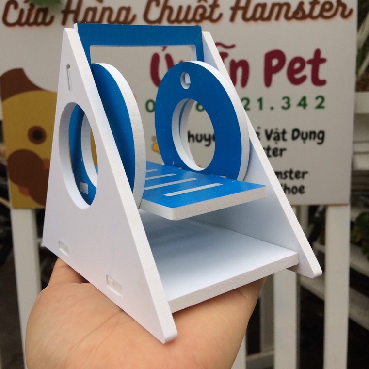 Đồ chơi hamster, XÍCH ĐU GHẾ gỗ xốp đủ màu