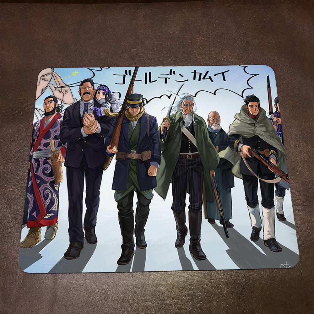 Lót chuột máy tính Anime Golden Kamuy Wallpapers 1 Mousepad cao su êm ái. Nhận in theo yêu cầu