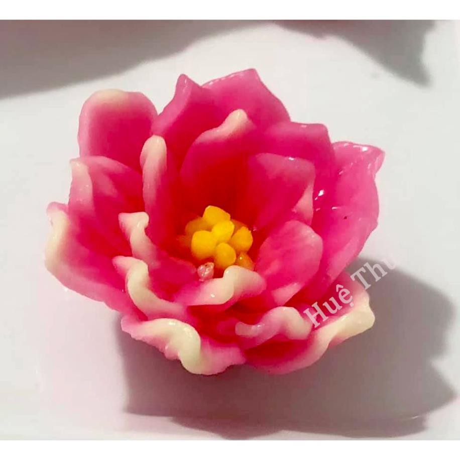 Khuôn silicon hoa Thái B39 7cm nhấn xôi hoa đậu, làm bánh rau câu, khuôn chè trôi nước, mâm cúng thô