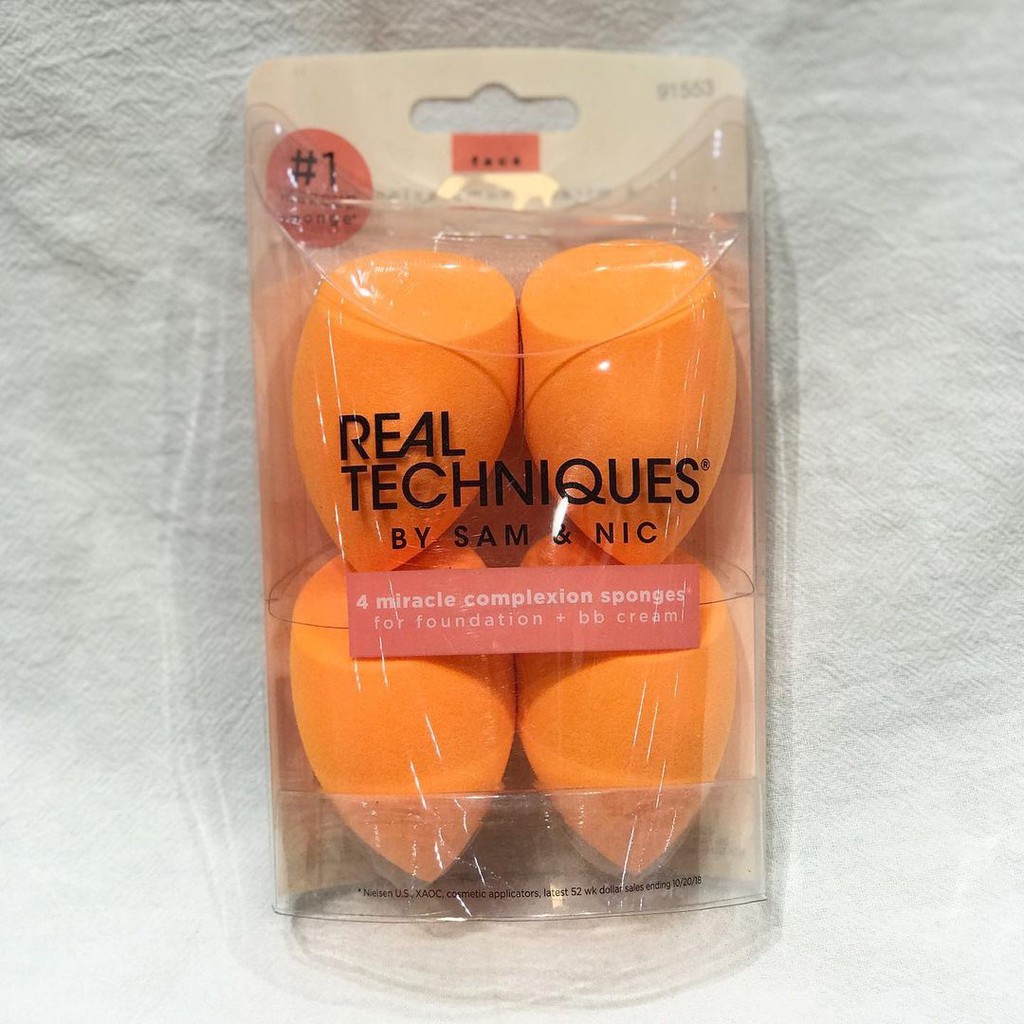 Mút tán nền siêu mịn REAL TECHNIQUES các dòng mới limited