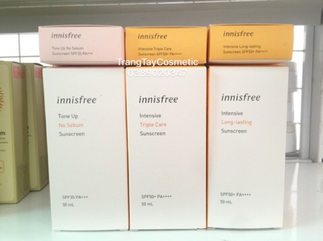 Kem Chống Nắng Innisfree Tone Up No Sebum Sunscreen SPF35 PA+++