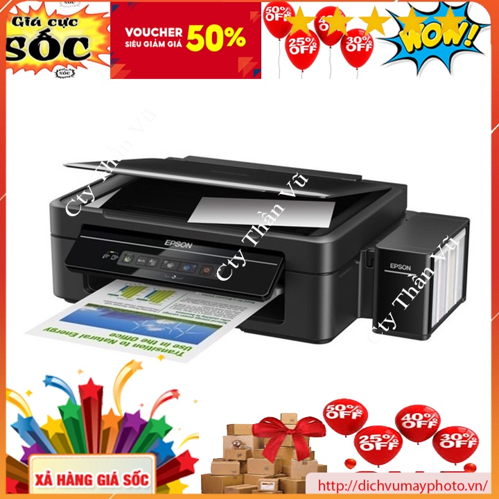 Máy in phun màu cũ đa năng Epson L405 có in màu scan copy in wifi không dây tiện lợi Kholinhkienmayin