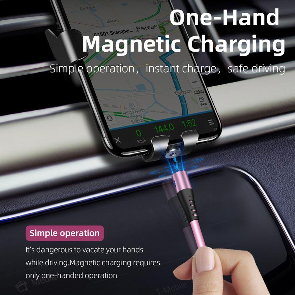 Dây Cáp Sạc Nhanh USB Type C Đầu Cắm Tròn Xoay 360 Độ Bằng Silicone