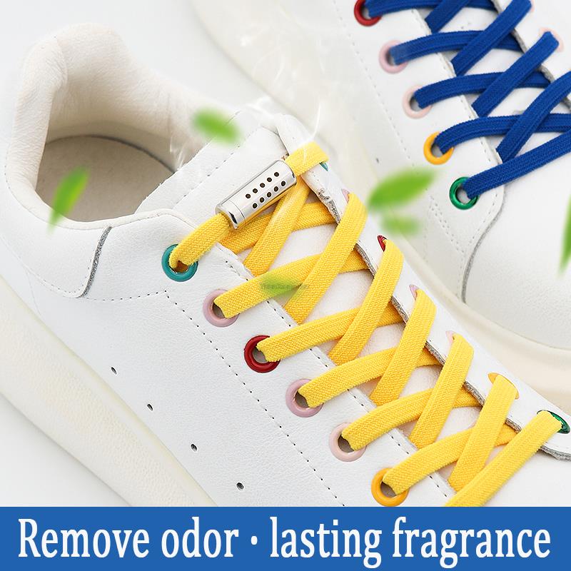 Dây Buộc Giày Cao Su Co Giãn Phối Ren Không Cần Buộc Nhanh Thời Trang Cho Trẻ Em/Người Lớn
