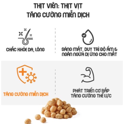 Thịt viên nướng đút lò Bowwow Thịt Vịt_Tăng cường miễn dịch