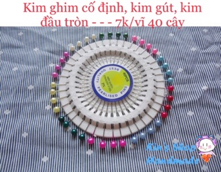 Combo giấy vẽ rập, phấn may và kim ghi cố định