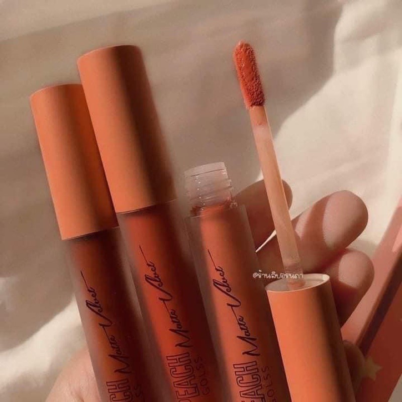 ❤️❤️[Chuẩn Thái ] SET SON SIVANNA COLORS 3 CÂY PEACHY VELVET LIQUID LIPS THÁI LAN ❤️❤️