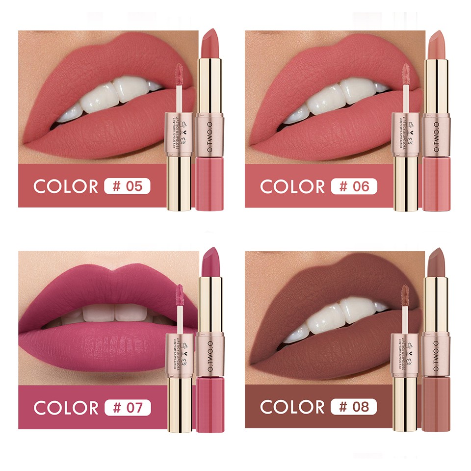 Son Môi O.TWO.O 2 Trong 1 Chất Lì Chống Nước Có 12 Màu Tuỳ Chọn Khác Nhau 30g | BigBuy360 - bigbuy360.vn