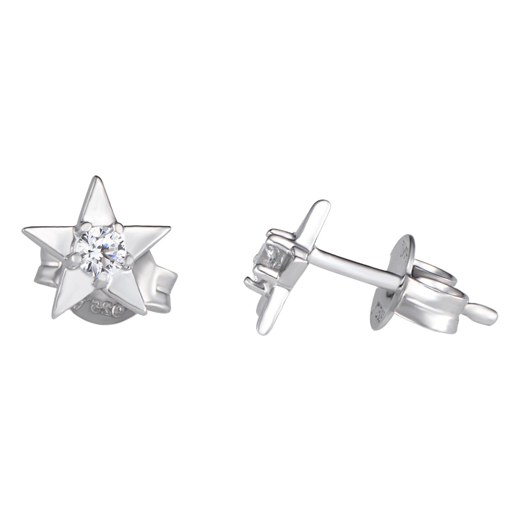Bông tai Bạc đính đá CZ PNJSilver XM00K000102