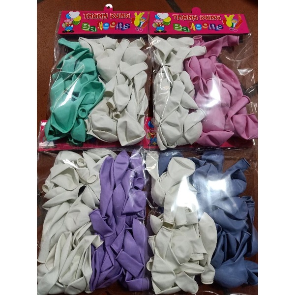 Set bóng tròn màu 50 quả 2 màu hoặc có thể chọn màu riêng