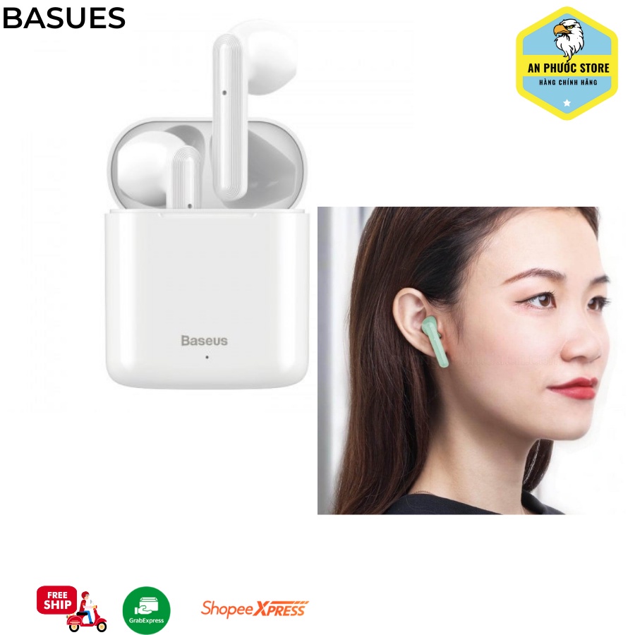 💥 Tai nghe bluetooth cảm ứng Baseus Encok True Wireless W9- Hàng  hãng bảo hành 12 tháng