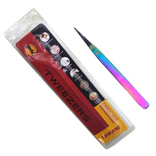 Nhíp Sứ Cao Cấp Ceramic Tweezer Phiên Bản Gốm Rainbow _ Tạo hình coil _ Sứ chịu nhiệt