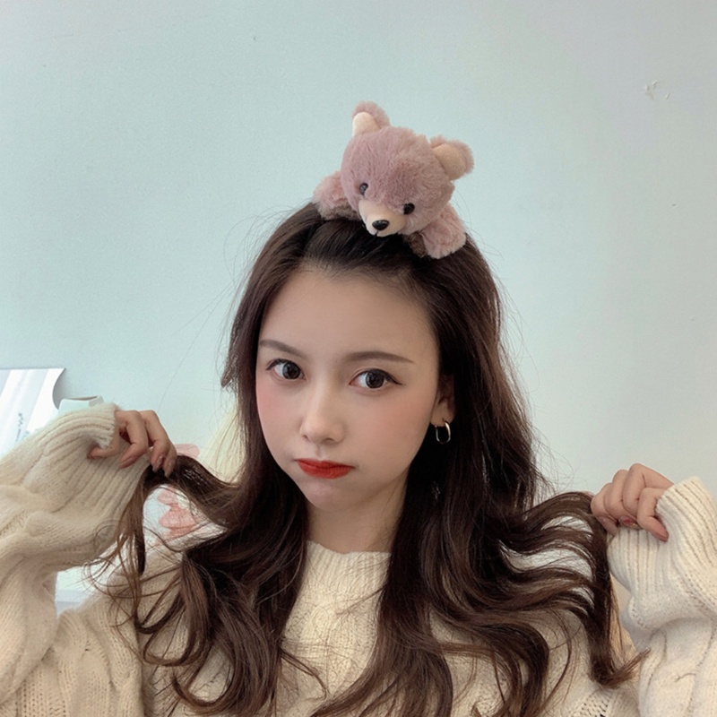 Kẹp Tóc Hình Thú Hoạt Hình Nhồi Bông Đáng Yêu