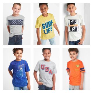 Áo thun bé trai Gapkid thun gân xược sz 4-14T