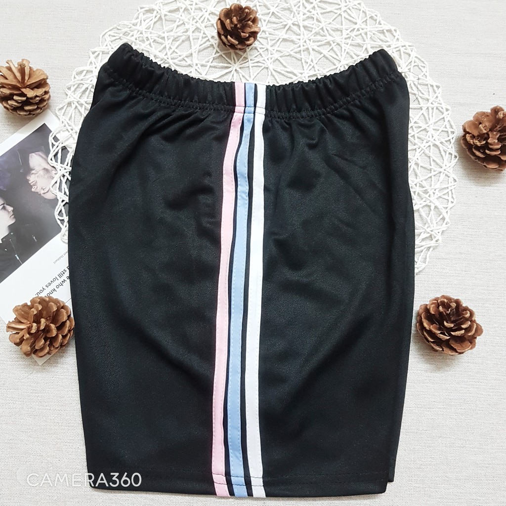 Quần Đùi Short Ba Sọc 💖FREESHIP💖 Quần Short Unisex Nữ Siêu rẻ