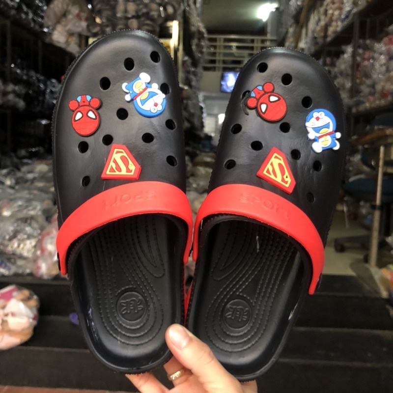 Dép lê bản sục bánh mì crocs nam nữ, xốp siêu nhẹ eva 172