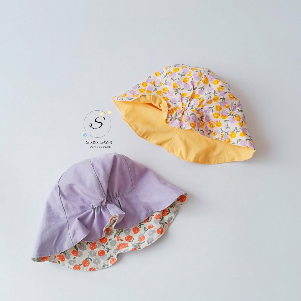 Mup 156 : Mũ vành 2 mặt cho bé ( vòng đầu từ 44-50cm)