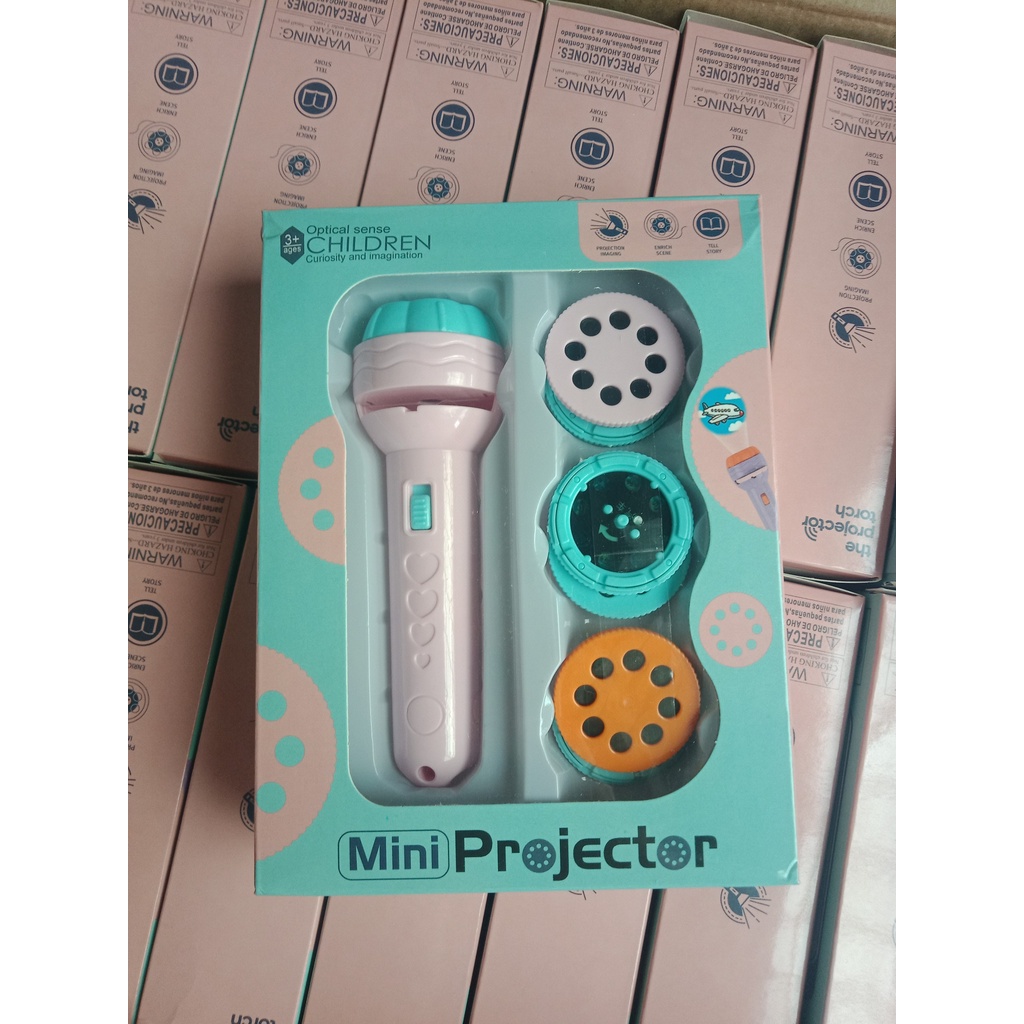 Đèn pin chiếu 80 hình ảnh 10 chủ đề cho bé học và chơi - Đồ chơi học tập và giải trí