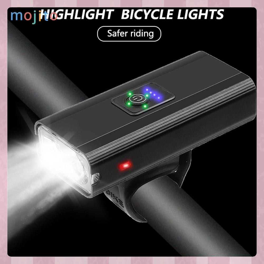 MOJITO Bicycle USB Front Light 800 Lumen Waterproof Headlight Bike LED Flashlight 