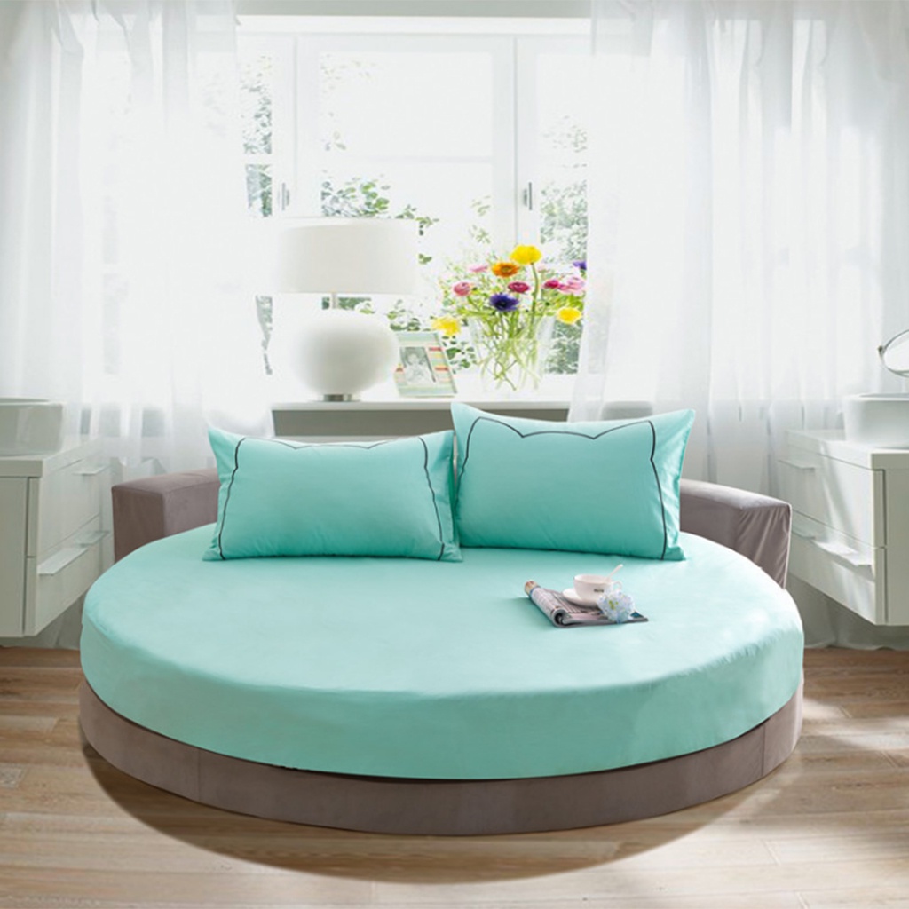 Mềm Ga Trải Giường Hình Tròn 200x200cm