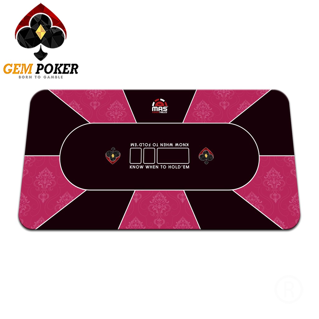THẢM POKER TEXAS GEM PINK CAO CẤP