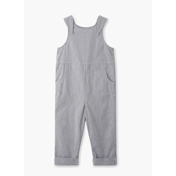 AMM Jumpsuit Trẻ Em Vải Mềm Kẻ Sọc