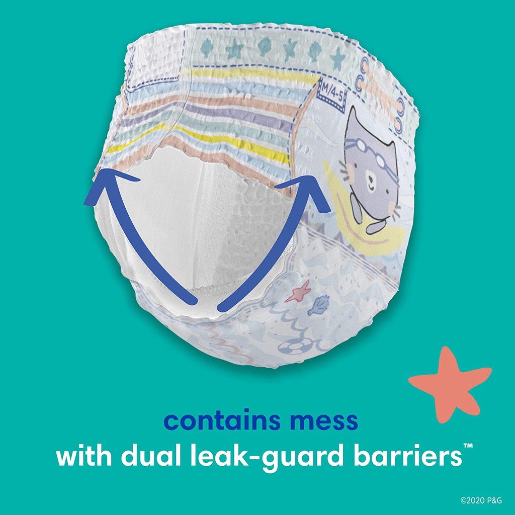 Tã quần bơi/ tã bỉm bơi cho bé nhập từ Mỹ Pampers Splashers Swim Diapers size S-M-L USA.