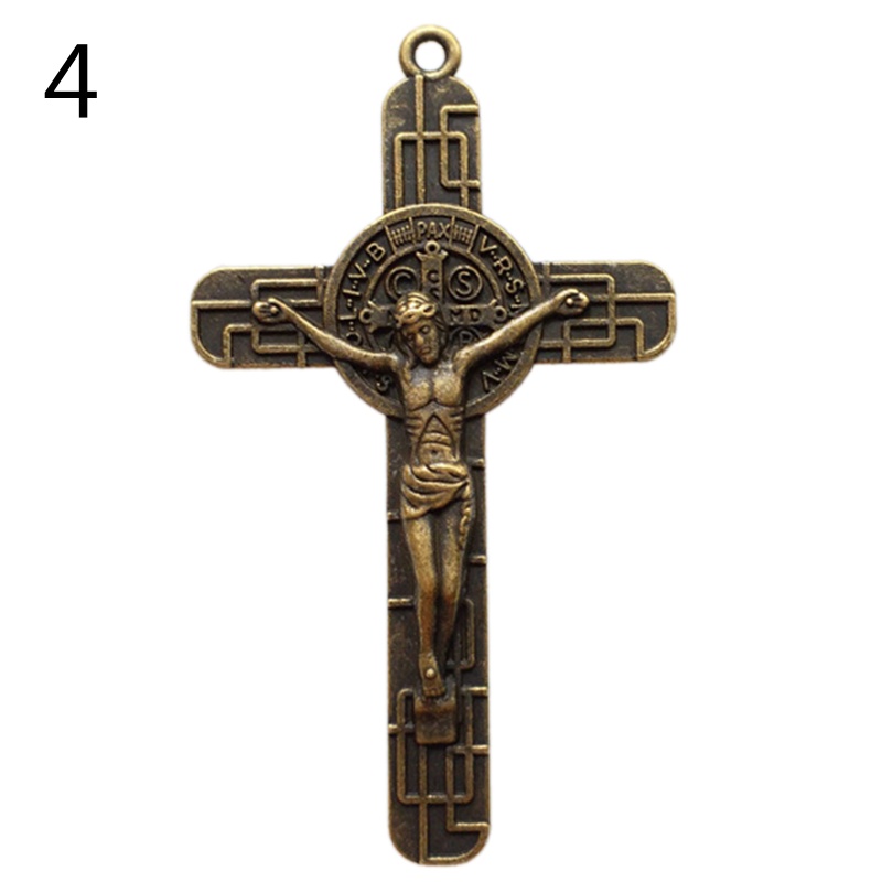 Hạt Xâu Chuỗi Hình Chữ Thập Làm Mặt Vòng cổ Bằng Hợp Kim Phong Cách Tây Tạng