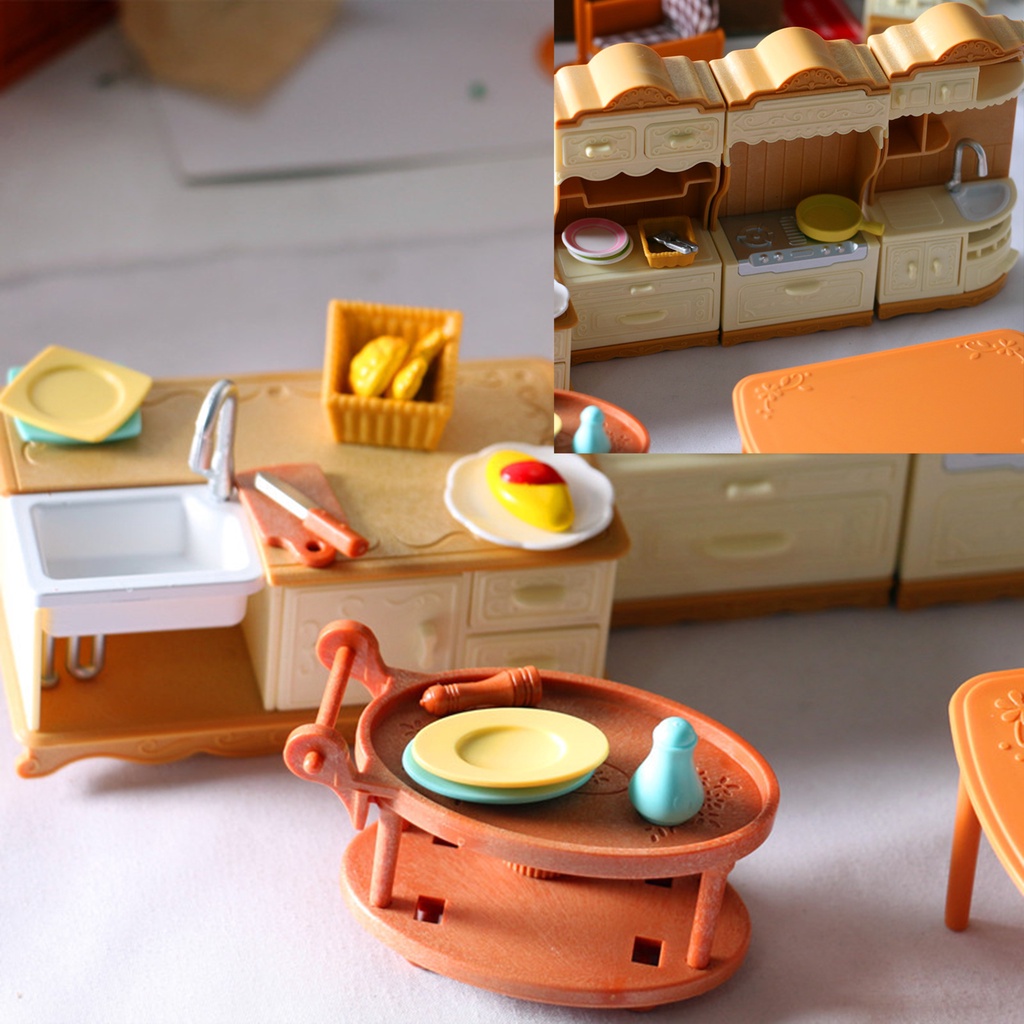 Mô Hình Đồ Chơi Nhà Bếp Mini Cho Bé